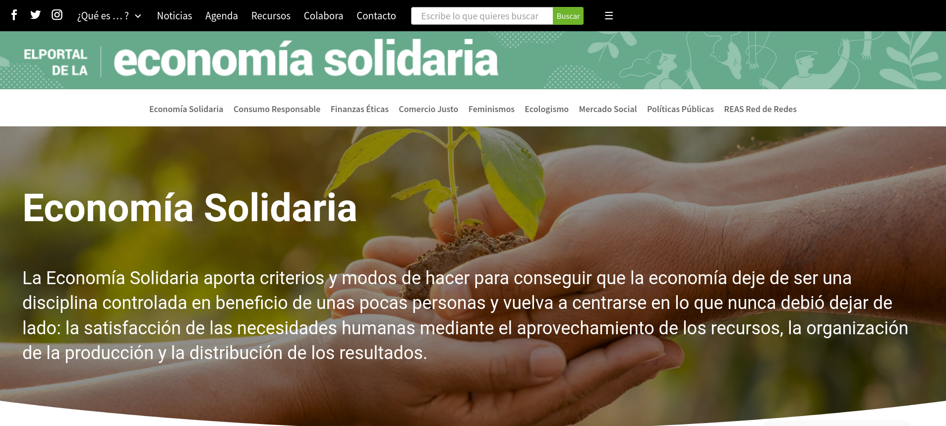Portal de la economía social y solidaria