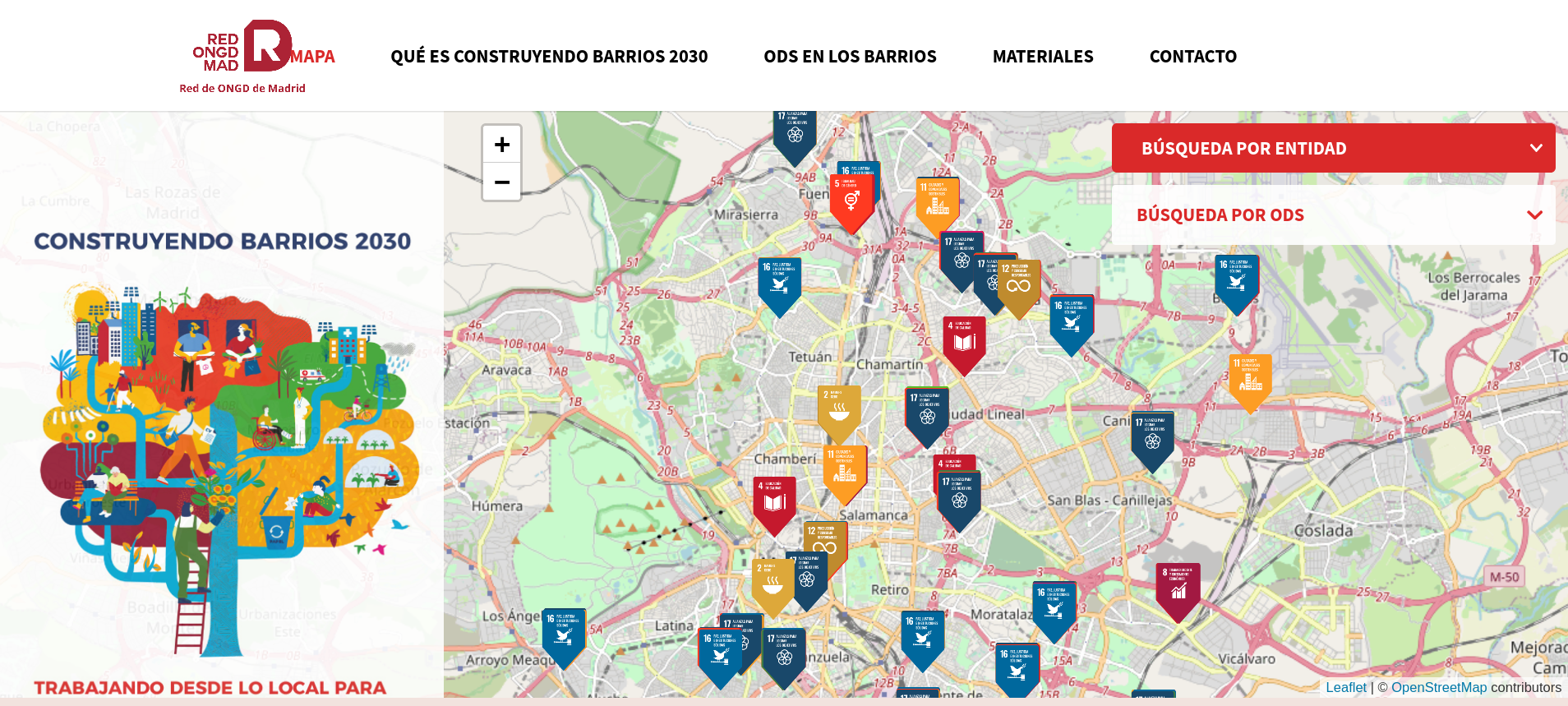 Mapa Construyendo Barrios 2030